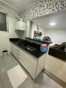 Köök või kööginurk majutusasutuses Apto próx ao shopping