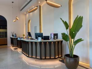 Vstupní hala nebo recepce v ubytování DoubleTree by Hilton Florence Metropole + 16 fotografií