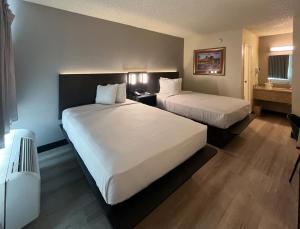 Postel nebo postele na pokoji v ubytování Motel 6 Las Vegas, NV - Strip