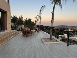 Balkón nebo terasa v ubytování Villa de Luxe Tabaktoukt Agadir 6 SUITES FAMILLE UNIQUEMENT