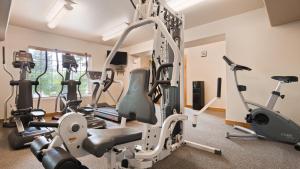 Fitness centrum a/nebo fitness zařízení v ubytování Best Western University Inn