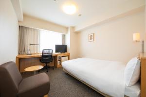 TV a/nebo společenská místnost v ubytování En Hotel Akita エンホテル秋田