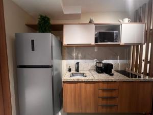 Köök või kööginurk majutusasutuses Studio na Árvore no Centro do Rio