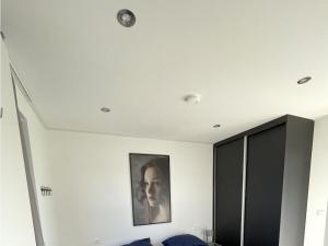 una stanza con l'immagine di una donna sul soffitto di "Sunkiss at the IJsselmeer" a Enkhuizen