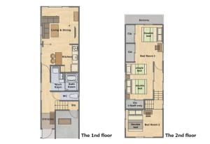 Půdorys ubytování INUYAMA BASE Vacation rental