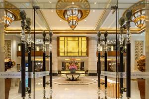 Vstupní hala nebo recepce v ubytování Huizhou Kande International Hotel + 35 fotografií