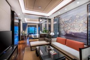 Μια τηλεόραση ή/και κέντρο ψυχαγωγίας στο ZHI JIN hotel