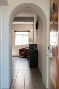 Kuchyň nebo kuchyňský kout v ubytování Hotel Aliana