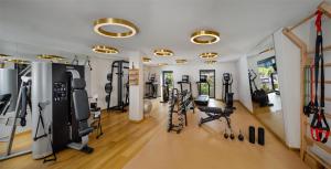 Fitness centrum a/nebo fitness zařízení v ubytování Kempinski Palace Engelberg
