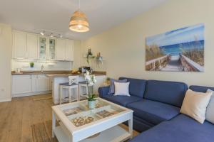 Kuchyň nebo kuchyňský kout v ubytování Apartment BLUE LAGOON