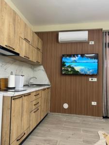 Kuchyň nebo kuchyňský kout v ubytování Fab's Apartments + 23 fotografií