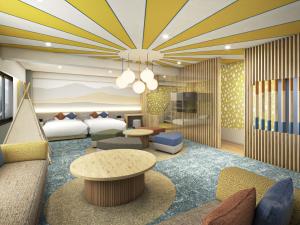 The Pulse Kirishima- Opening in 16th Aug 2025客房内的一张或多张床位