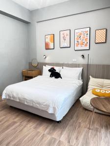 Cama o camas de una habitación en Manman Homestay