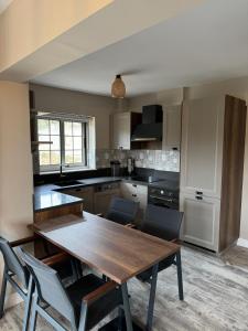 Kuchyň nebo kuchyňský kout v ubytování Valinor Balıklıova