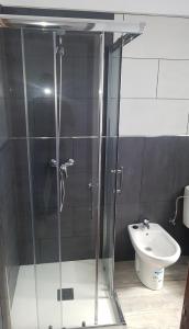 Koupelna v ubytování Urban room