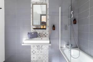 Koupelna v ubytování Hotel Korner Sorbonne