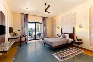 Postel nebo postele na pokoji v ubytování Chavri Resort - Jawai