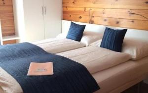 Postel nebo postele na pokoji v ubytování Mazot Zermatt