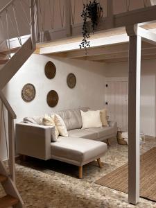 Posezení v ubytování SUITE DELLA PIAZZA - Private & Exclusive Location
