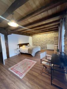 Ένα ή περισσότερα κρεβάτια σε δωμάτιο στο Casa APEZTEGUIA
