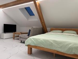 Krevet ili kreveti u jedinici u okviru objekta Studio Léo