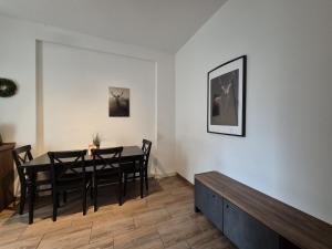 Posezení v ubytování Mikra Homes24 in Crimmitschau