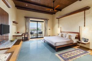 Postel nebo postele na pokoji v ubytování Chavri Resort - Jawai
