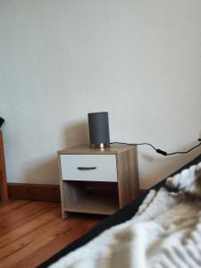 Postel nebo postele na pokoji v ubytování Monteurdomizil
