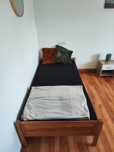 Postel nebo postele na pokoji v ubytování Monteurdomizil