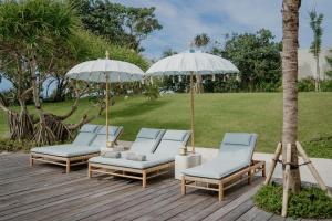 Zahrada ubytování Oshom Bali at Nuanu Creative City