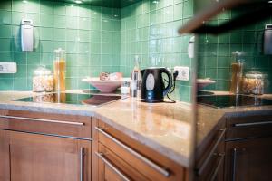 Kuchyňa alebo kuchynka v ubytovaní Gemütliches Ferienhaus In Feistritz Ob Bleiburg