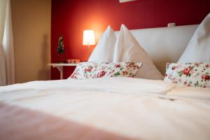 Posteľ alebo postele v izbe v ubytovaní Gemütliches Ferienhaus In Feistritz Ob Bleiburg