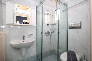 Koupelna v ubytování Hotel Klonos - Kyriakos Klonos