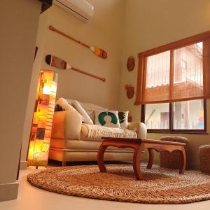 Kite House Lençóis II的休息区