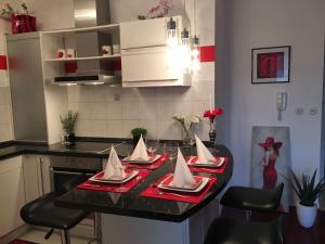 Kuchyň nebo kuchyňský kout v ubytování Apartment Marijeta Makarska