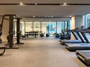 Fitness centrum a/nebo fitness zařízení v ubytování Livbnb - Stylish Studio in JVC, Near Parks and Shops