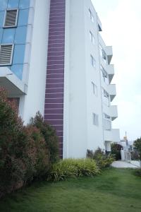 Budova, kde se aparthotel nachází