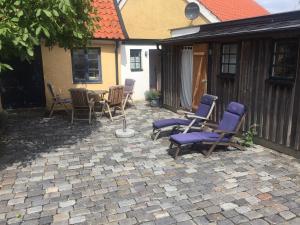 Bygningen som ferieboligen ligger i