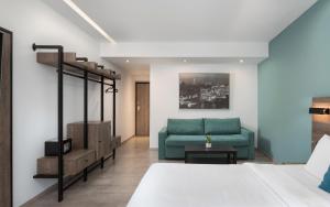 Postel nebo postele na pokoji v ubytování Sette Suites & Rooms - Adults Only