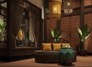 Istumisnurk majutusasutuses Lotusama Central Hanoi Hotel
