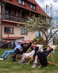 Hosté ubytování Hôtel Restaurant Verger des Châteaux, Route des vins Haut-Koenigsbourg