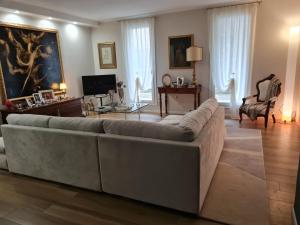 TV a/nebo společenská místnost v ubytování B&B Regina