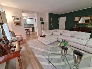 Posezení v ubytování B&B Regina
