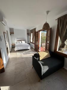 Ένα ή περισσότερα κρεβάτια σε δωμάτιο στο Estudio 2 Café Bernal