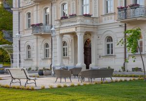 Zahrada ubytování Esplanade, dependance hotelu Monti Spa