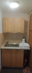 Η κουζίνα ή μικρή κουζίνα στο Dafni's Super Home