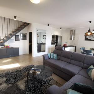 O zonă de relaxare la Luxuriöses Penthouse Mit Meerblick Und Sauna +29 fotografii