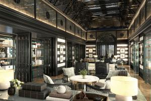 Ein Sitzbereich in der Unterkunft The Laurus, a Luxury Collection Resort, Singapore