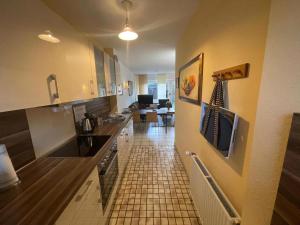 Kuchyň nebo kuchyňský kout v ubytování Westhüs 14