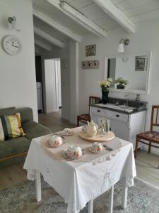 Kuchyň nebo kuchyňský kout v ubytování Cortile Fiorito B&B
